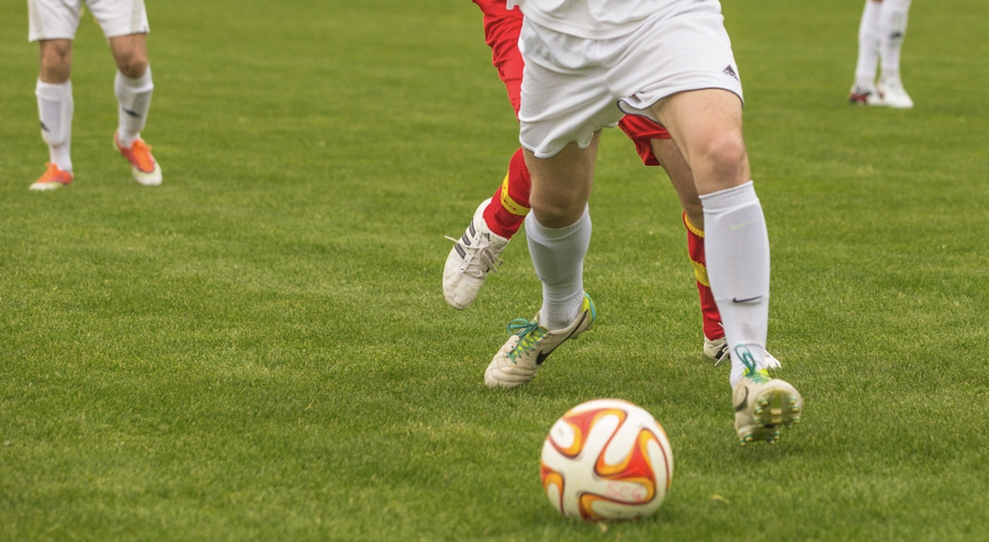 Football Pitch Surface and Footballers