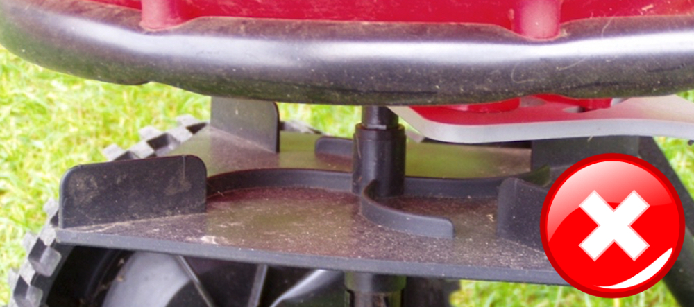 Not applying materials by spreader